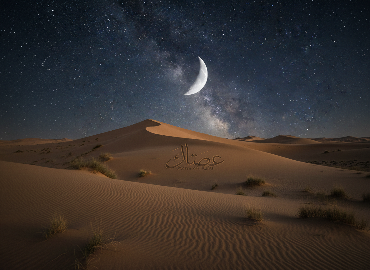 Noche en el Desierto De Merzouga