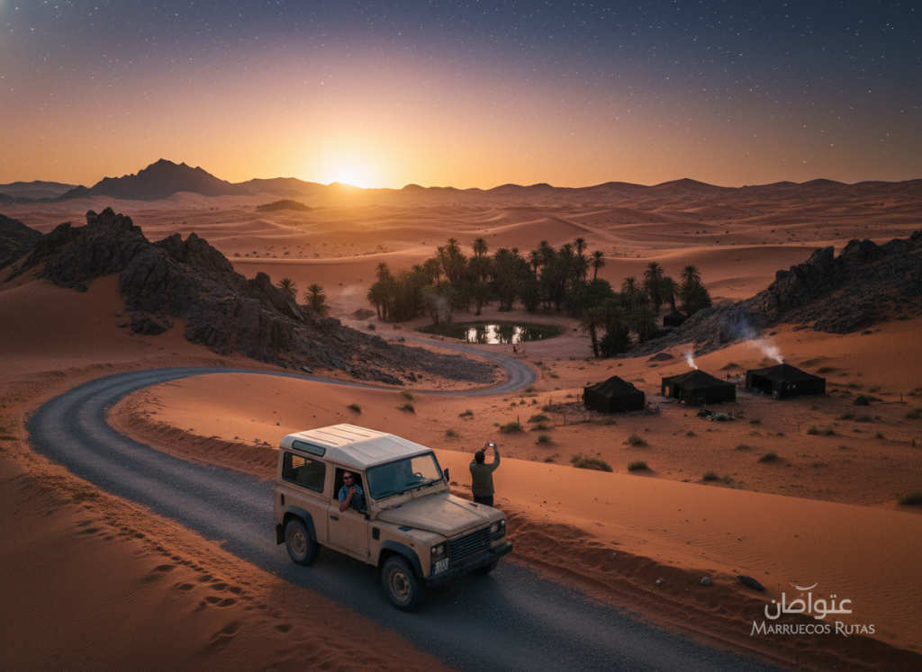 Ruta 2 dias desde Ouarzazate al desierto Merzouga